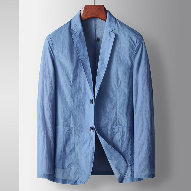 Men's Casual Suit Spring And Summer Thin Single-breasted Sunscreen Benxi Coat