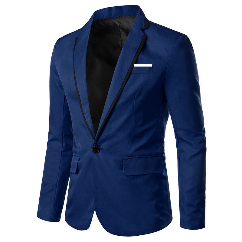 Bra Slim One Button Lapel Multicolor Suit