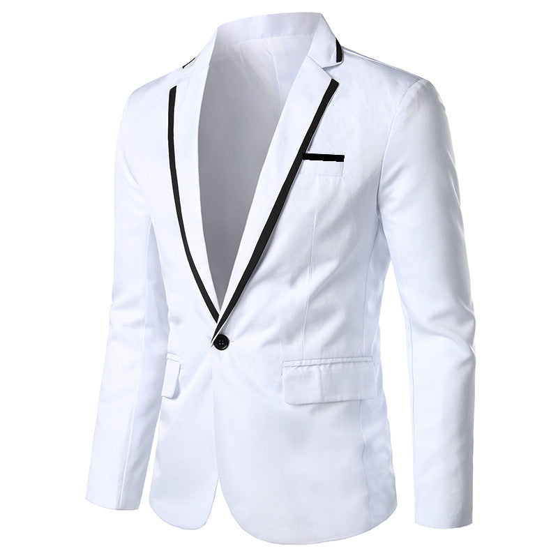 Bra Slim One Button Lapel Multicolor Suit