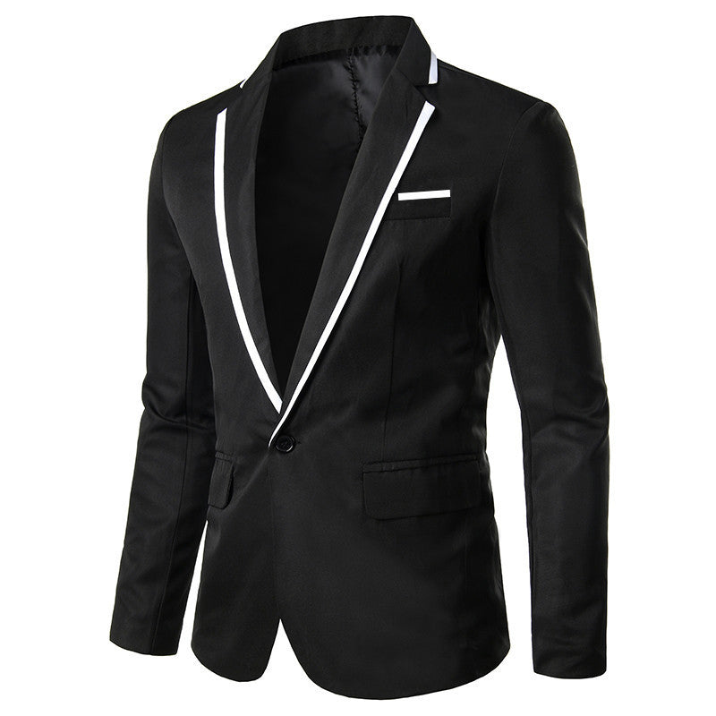 Bra Slim One Button Lapel Multicolor Suit