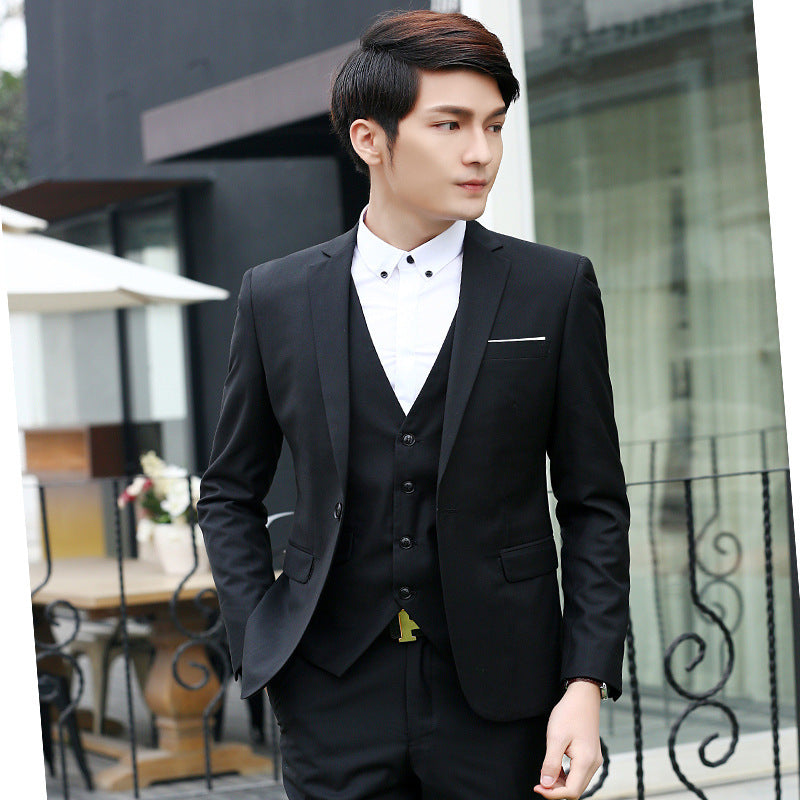 Two-piece Suit Men's Spring And Autumn Slim Fit Suit