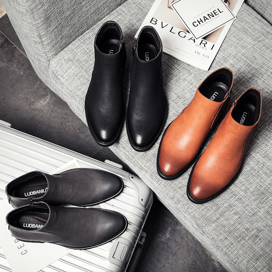 Leather Chelsea Boots