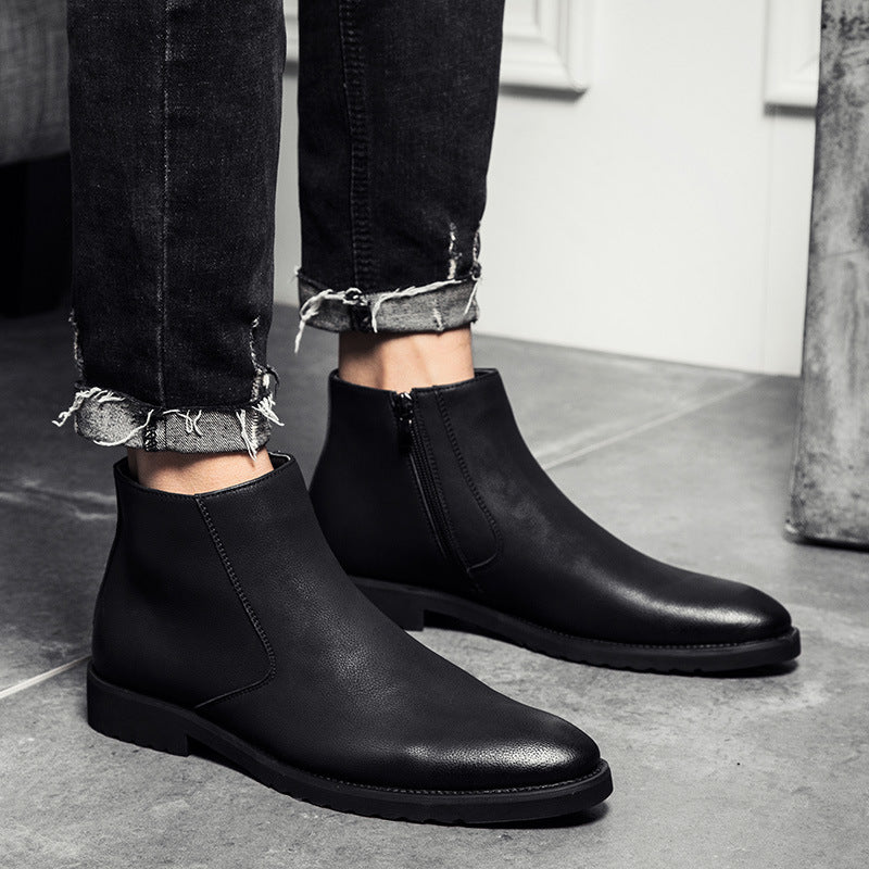 Leather Chelsea Boots