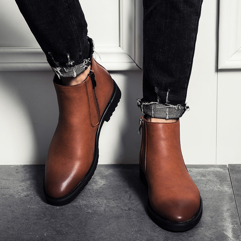 Leather Chelsea Boots