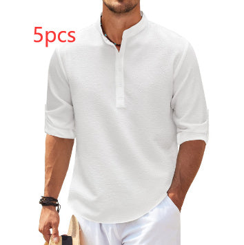 Jacquard Buttons Sweater