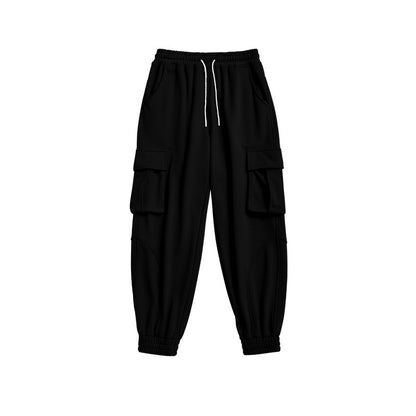 Solid Color Overalls, Knit Pants, All-match Trousers, Women's Sports Pants