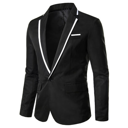 Bra Slim One Button Lapel Multicolor Suit