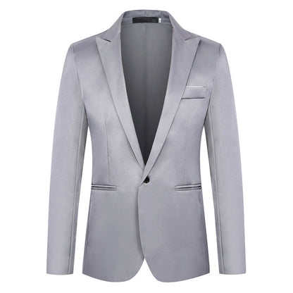 Fashion Simple Slim Young Men's Suit Jacket