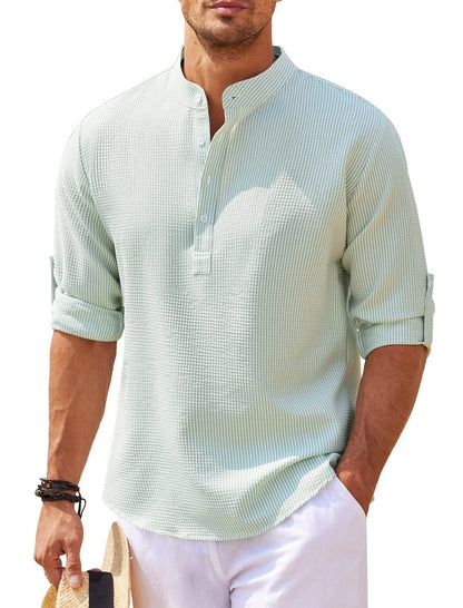 Jacquard Buttons Sweater